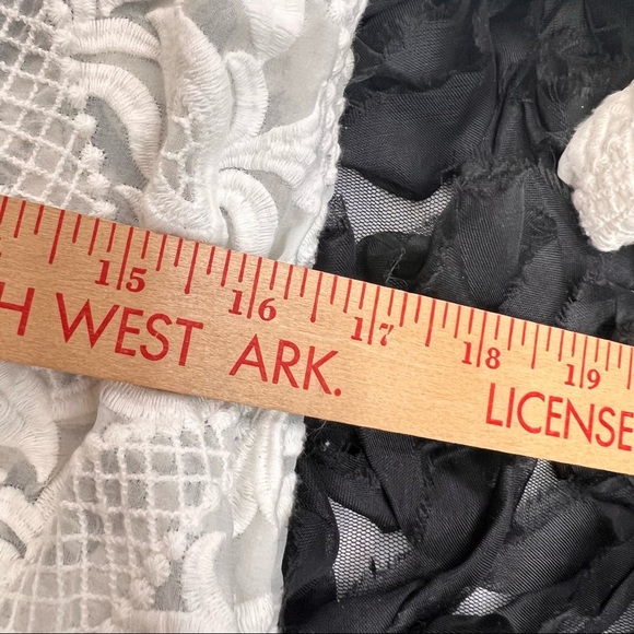 Maje Womens White Embroidered Shift Sun Dress Unlined White Size 2/ US S Bridal - Picture 10 of 10